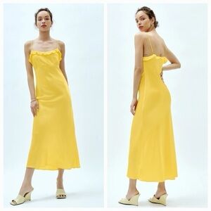 Reformation Aribella Silk Dress